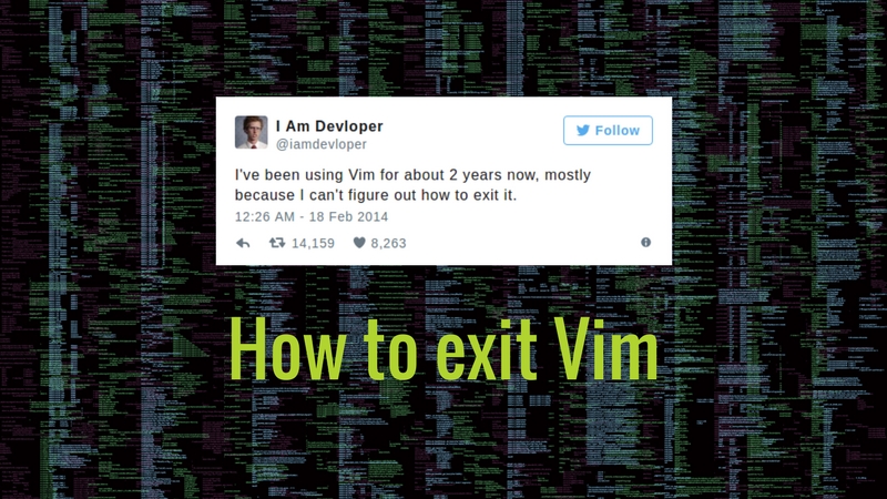 I've been using vim for two year