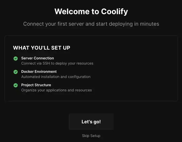 Welcome to Coolify